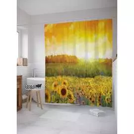 Шторка-занавеска для ванной JOYARTY