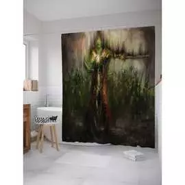 Шторка-занавеска для ванной JOYARTY