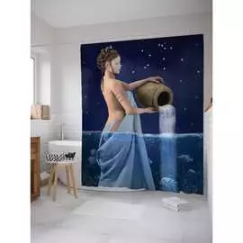 Шторка-занавеска для ванной JOYARTY