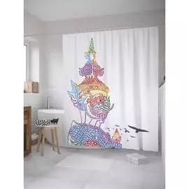 Шторка-занавеска для ванной JOYARTY