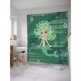 Шторка-занавеска для ванной JOYARTY