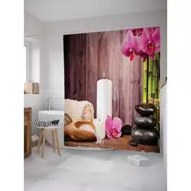 Шторка-занавеска для ванной JOYARTY