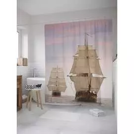 Шторка-занавеска для ванной JOYARTY