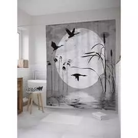 Шторка-занавеска для ванной JOYARTY