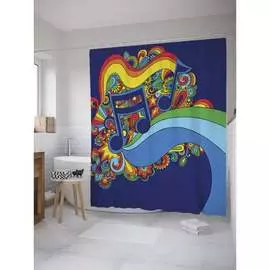 Шторка-занавеска для ванной JOYARTY