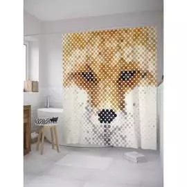 Шторка-занавеска для ванной JOYARTY