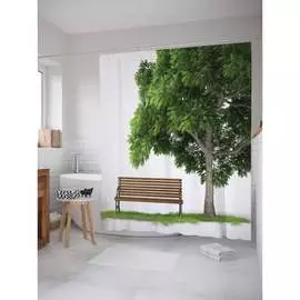 Шторка-занавеска для ванной JOYARTY