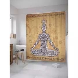 Шторка-занавеска для ванной JOYARTY