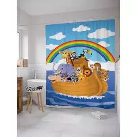 Шторка-занавеска для ванной JOYARTY