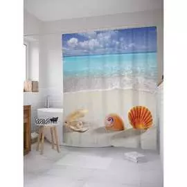 Шторка-занавеска для ванной JOYARTY