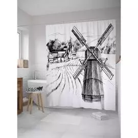 Шторка-занавеска для ванной JOYARTY