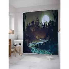 Шторка-занавеска для ванной JOYARTY