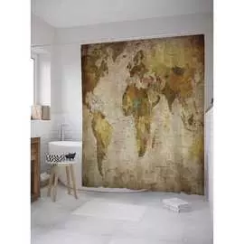 Шторка-занавеска для ванной JOYARTY