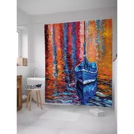 Шторка-занавеска для ванной JOYARTY