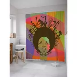 Шторка-занавеска для ванной JOYARTY