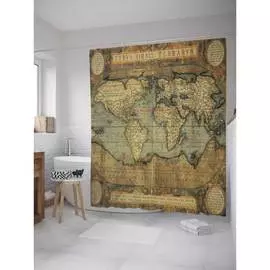 Шторка-занавеска для ванной JOYARTY