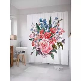 Шторка-занавеска для ванной JOYARTY