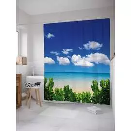 Шторка-занавеска для ванной JOYARTY