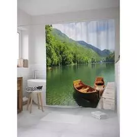 Шторка-занавеска для ванной JOYARTY