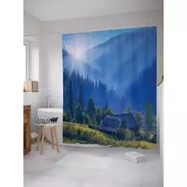 Шторка-занавеска для ванной JOYARTY