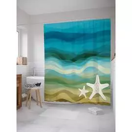 Шторка-занавеска для ванной JOYARTY