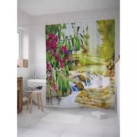 Шторка-занавеска для ванной JOYARTY