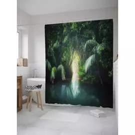 Шторка-занавеска для ванной JOYARTY