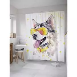 Шторка-занавеска для ванной JOYARTY