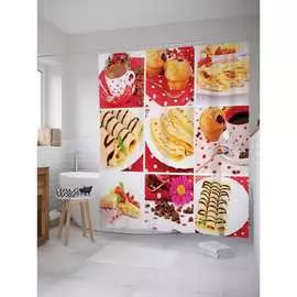 Шторка-занавеска для ванной JOYARTY