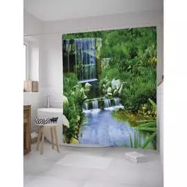 Шторка-занавеска для ванной JOYARTY