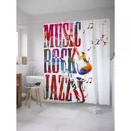 Шторка-занавеска для ванной JOYARTY