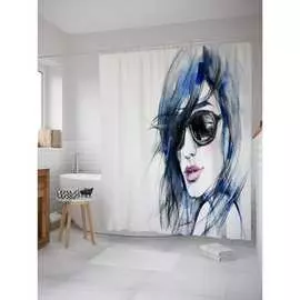 Шторка-занавеска для ванной JOYARTY