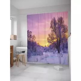 Шторка-занавеска для ванной JOYARTY