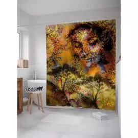 Шторка-занавеска для ванной JOYARTY