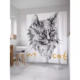 Шторка-занавеска для ванной JOYARTY