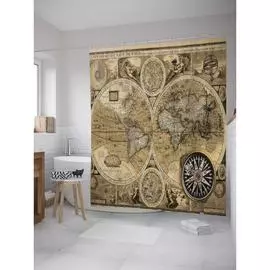 Шторка-занавеска для ванной JOYARTY