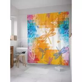 Шторка-занавеска для ванной JOYARTY