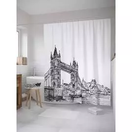 Шторка-занавеска для ванной JOYARTY