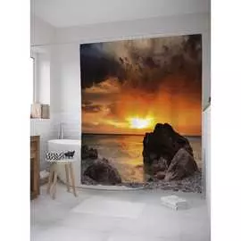 Шторка-занавеска для ванной JOYARTY