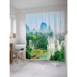 Шторка-занавеска для ванной JOYARTY