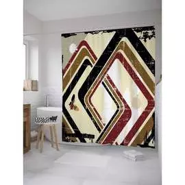 Шторка-занавеска для ванной JOYARTY