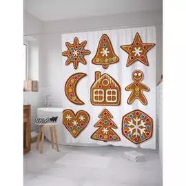 Шторка-занавеска для ванной JOYARTY