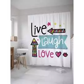 Шторка-занавеска для ванной JOYARTY