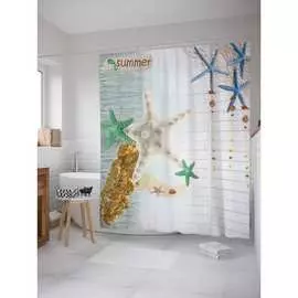 Шторка-занавеска для ванной JOYARTY