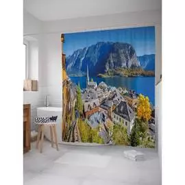 Шторка-занавеска для ванной JOYARTY