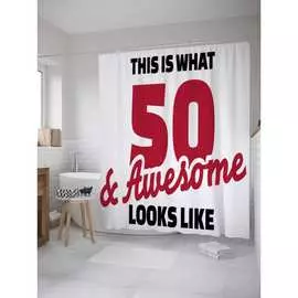 Шторка-занавеска для ванной JOYARTY