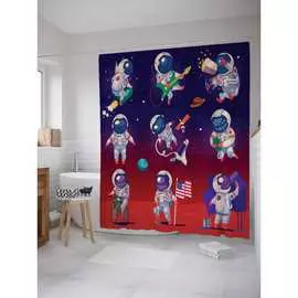 Шторка-занавеска для ванной JOYARTY