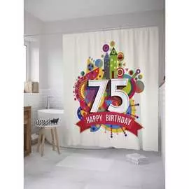 Шторка-занавеска для ванной JOYARTY