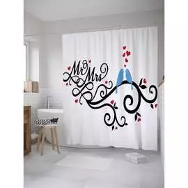 Шторка-занавеска для ванной JOYARTY