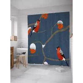 Шторка-занавеска для ванной JOYARTY